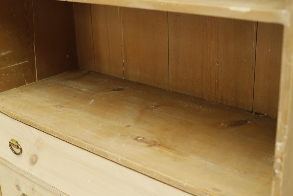 19th century pine cupboard from a Scottish chemist View V