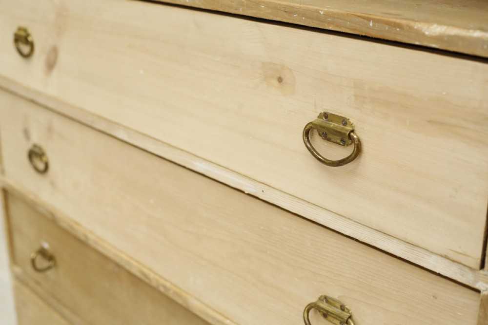 19th century pine cupboard from a Scottish chemist View VI