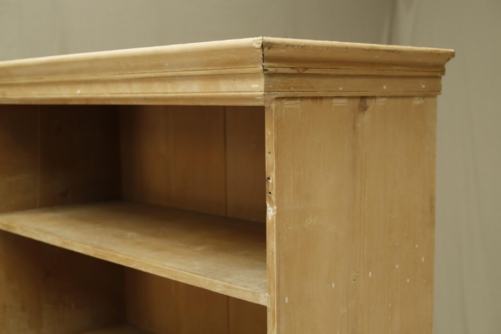 19th century pine cupboard from a Scottish chemist View X