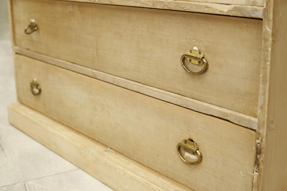 19th century pine cupboard from a Scottish chemist View XI