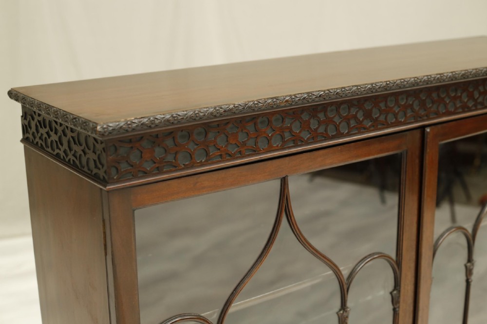 19th century Mahogany glazed display cabinet View IV