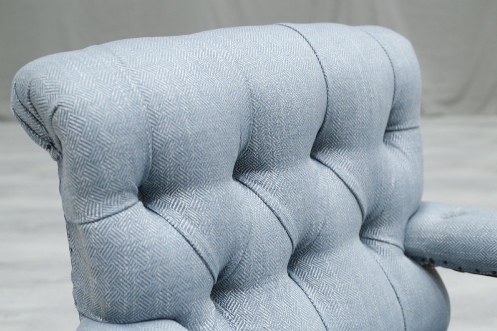 Victorian country house open arm chair View IX
