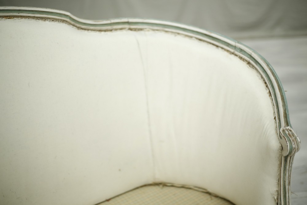19th century antique French sofa with painted frame View VIII