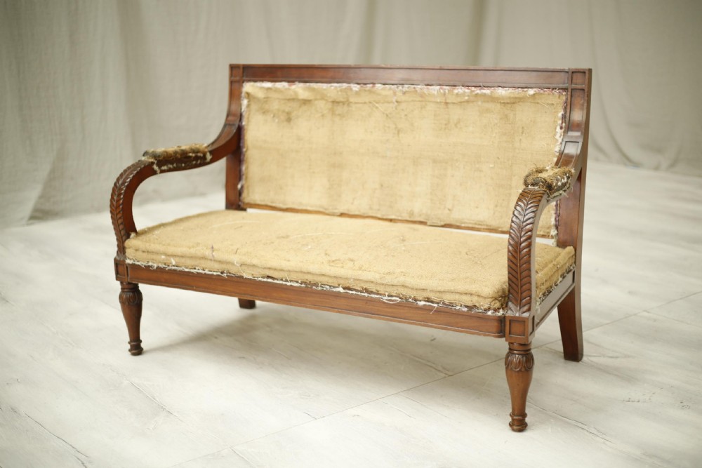 19th century Anglo-Indian mahogany hall bench View V