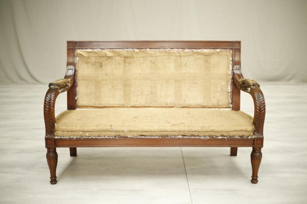 19th century Anglo-Indian mahogany hall bench View VI