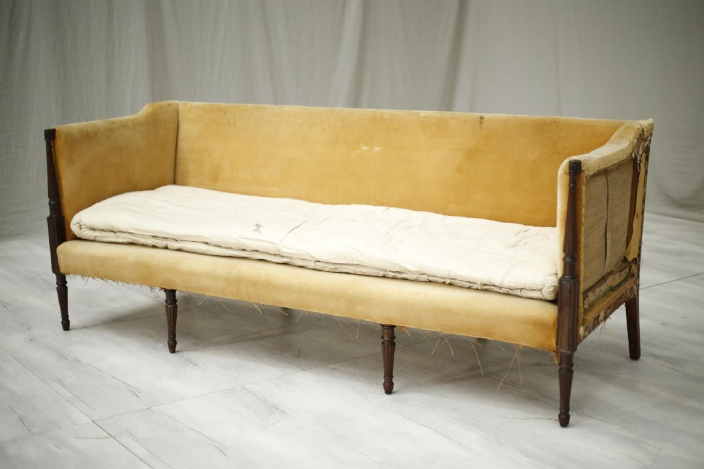 Regency period antique country house sofa View II