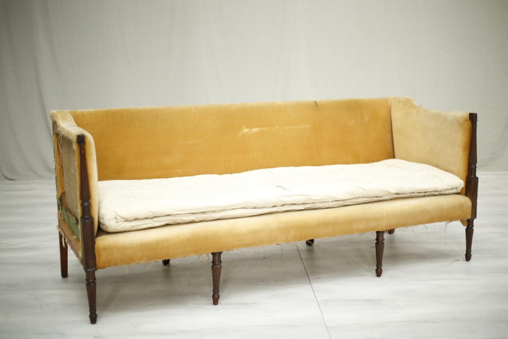 Regency period antique country house sofa View VIII