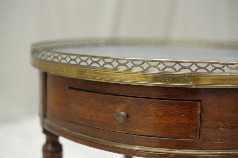 19th century French empire marble topped lamp table View VIII
