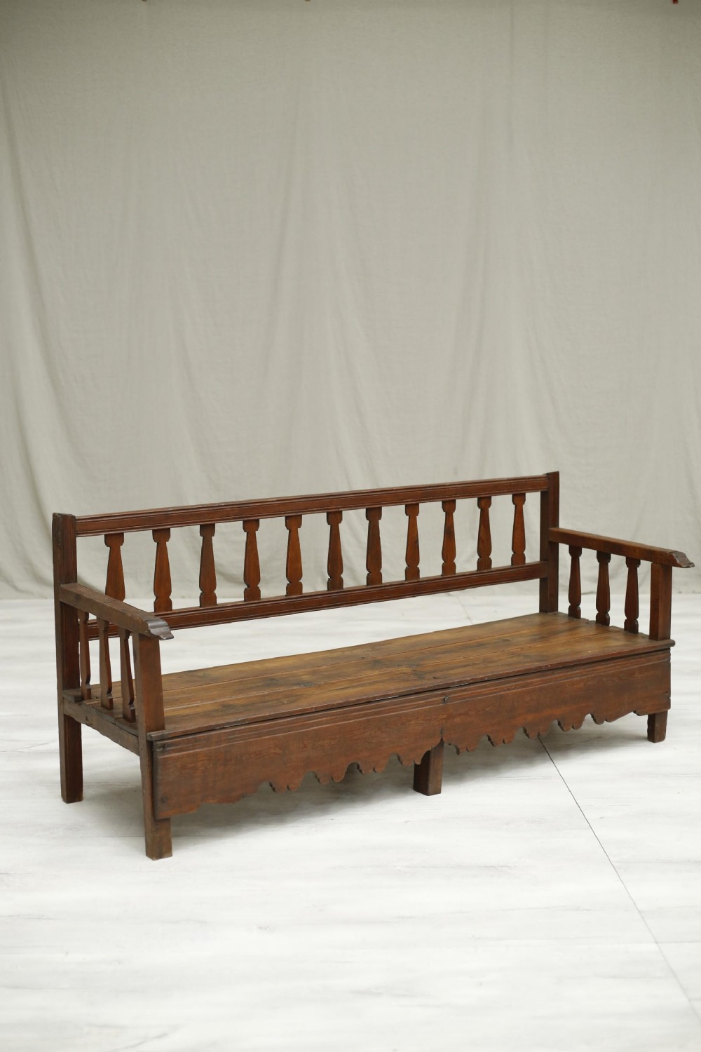19th century Antique Spanish country bench