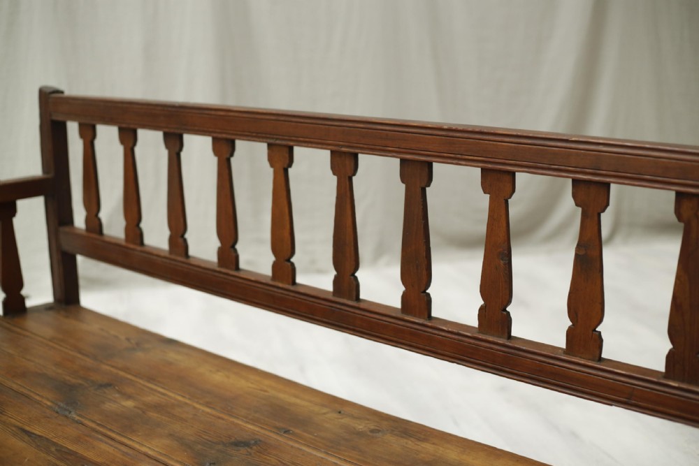 19th century Antique Spanish country bench View VII
