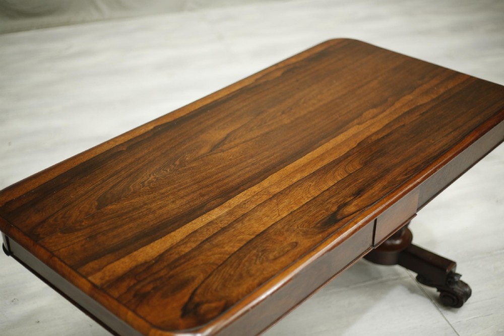 Very fine Antique Regency rosewood writing table View III