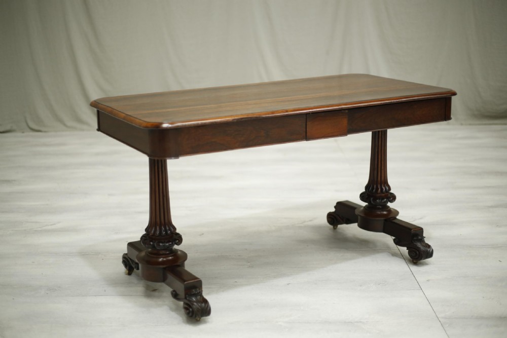 Very fine Antique Regency rosewood writing table View IV