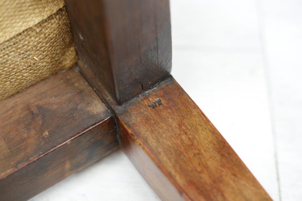 Antique Georgian campaign sofa View XII