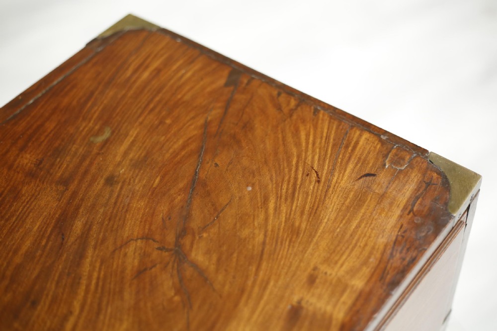 19th century Anglo-Indian camphor wood campaign drawers View VI