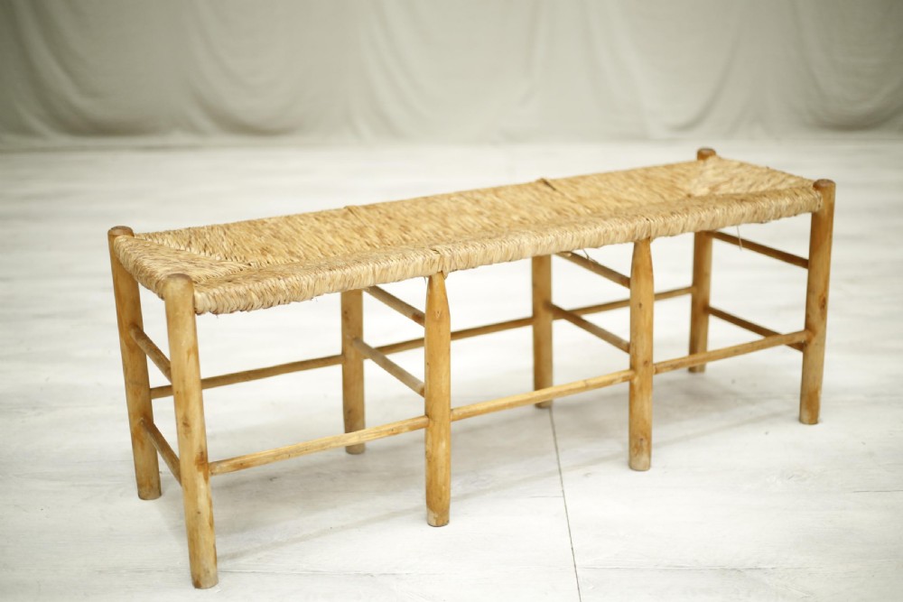 19th century Antique French seated bench View II