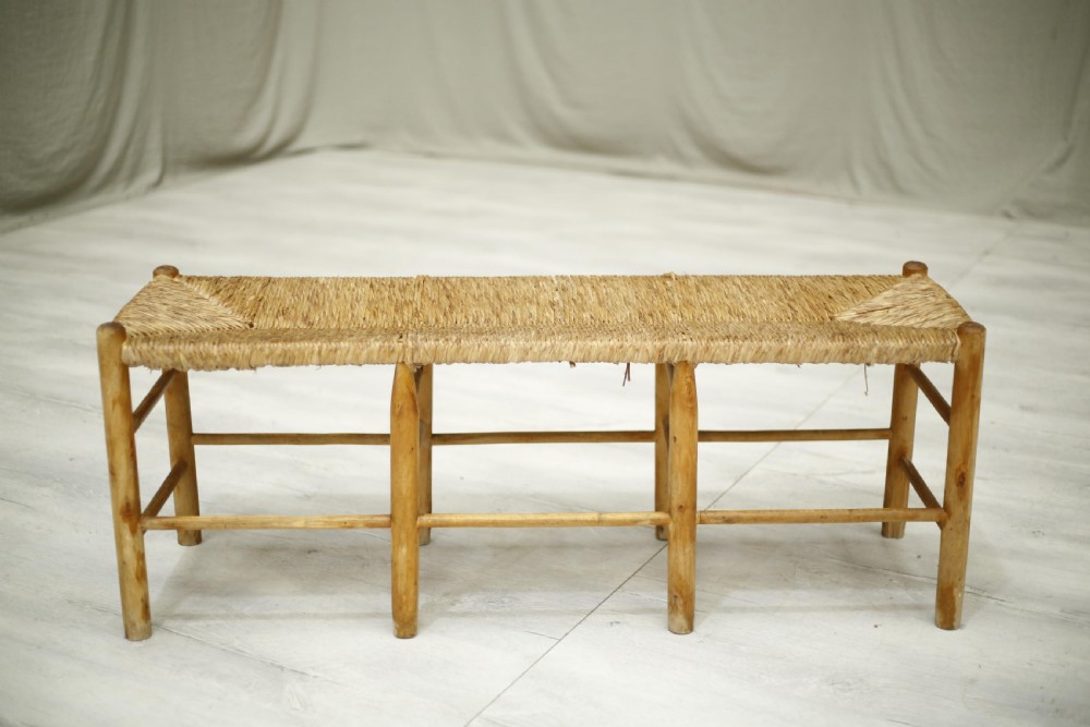 19th century Antique French seated bench View VIII
