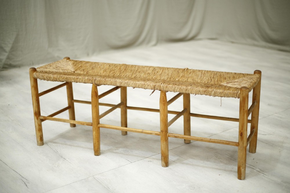 19th century Antique French seated bench View IX