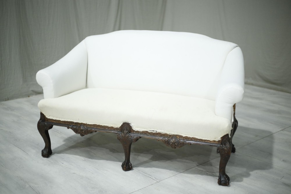 Georgian country house sofa with ball & claw feet View V
