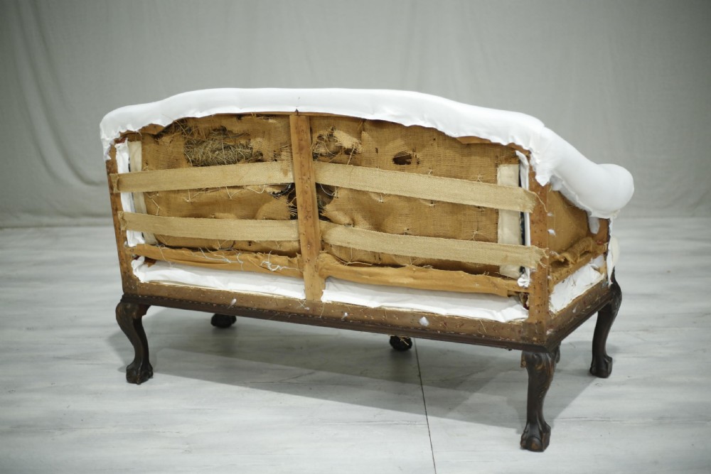 Georgian country house sofa with ball & claw feet View XI