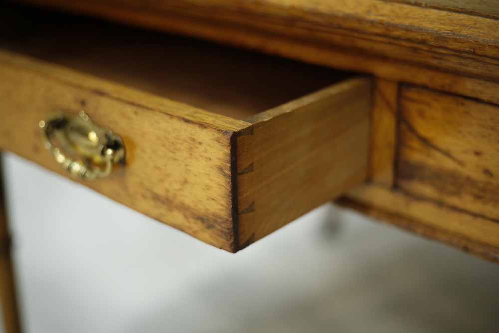 Victorian oak and leather desk by D&H Waddington View XII