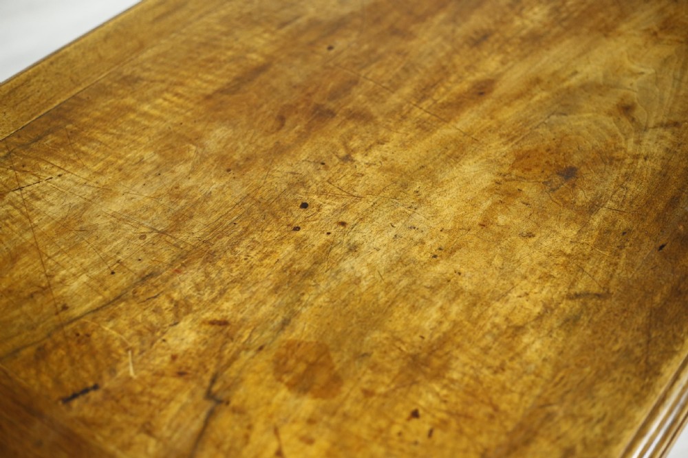 19th century French mahogany drapers table View XI