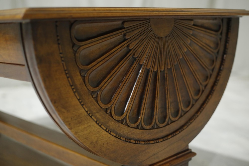 19th century French mahogany drapers table View XII