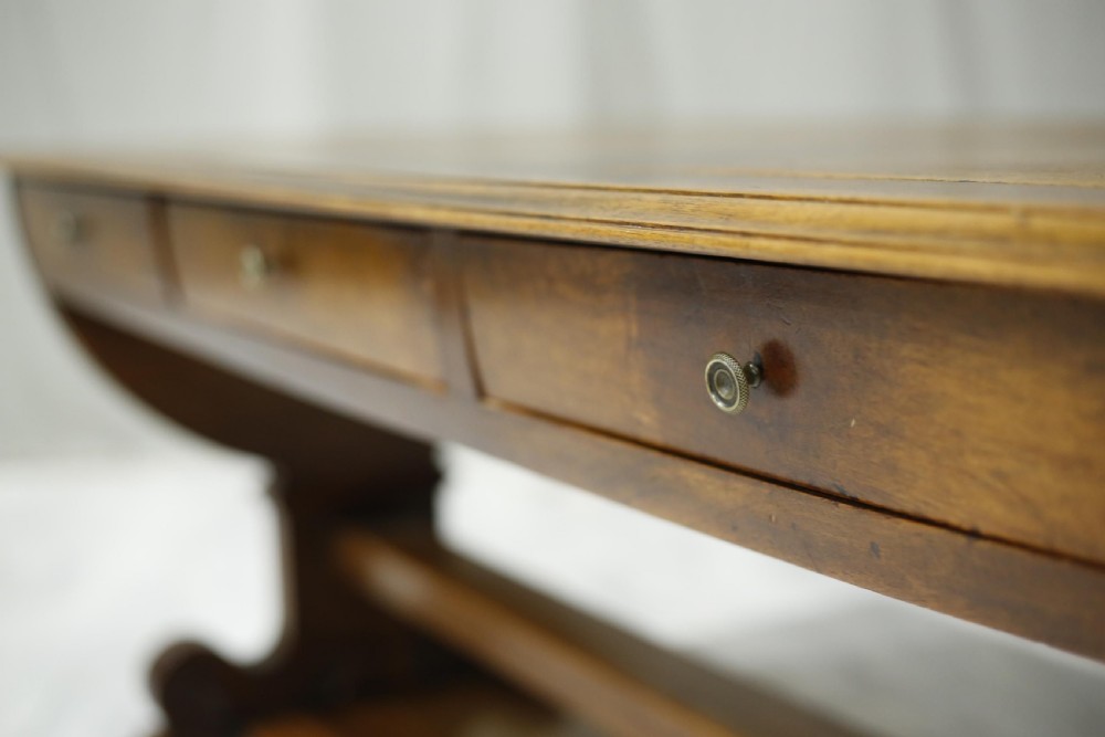 19th century French mahogany drapers table View XIII
