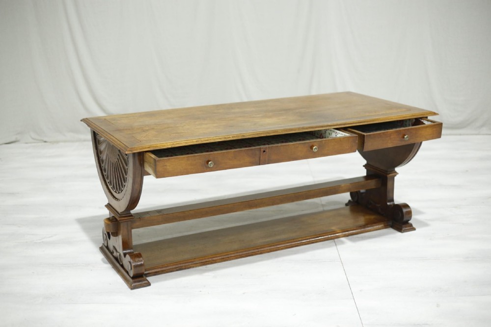 19th century French mahogany drapers table View XIV