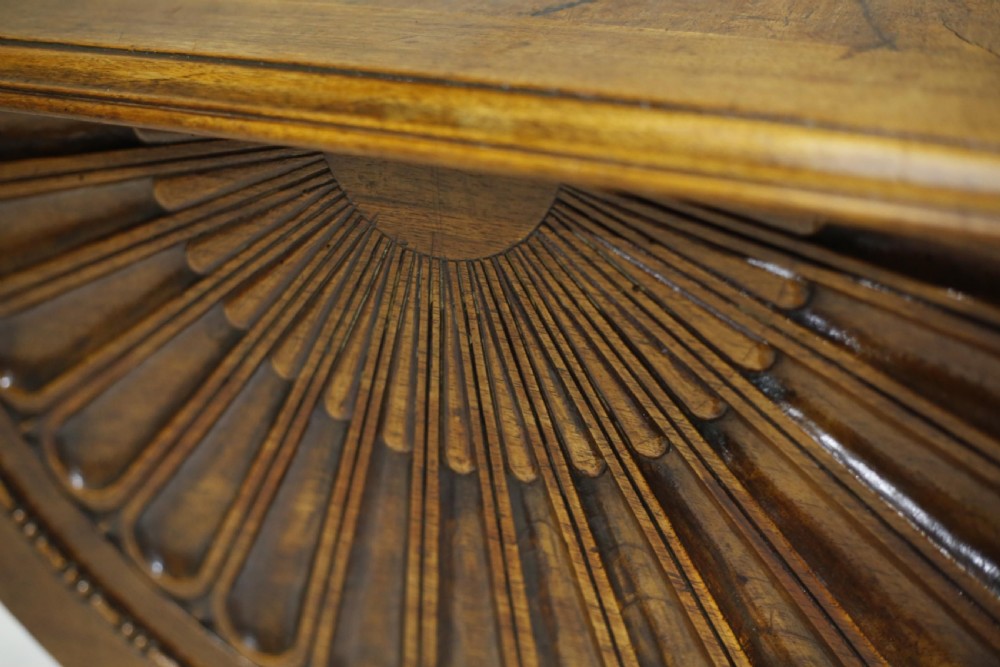 19th century French mahogany drapers table View XV