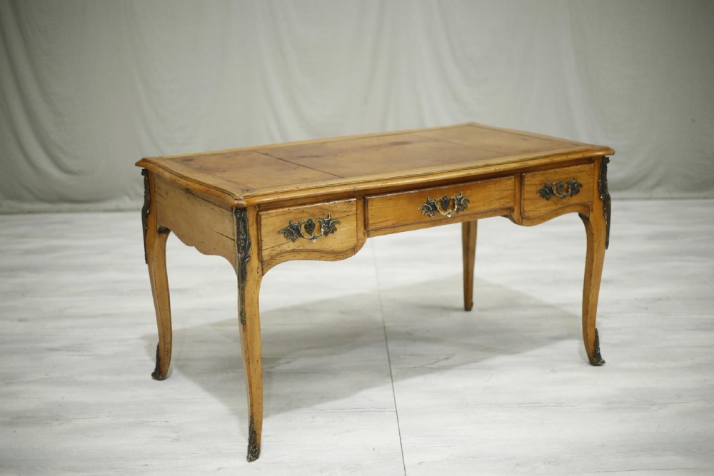 19th century French leather topped desk View II