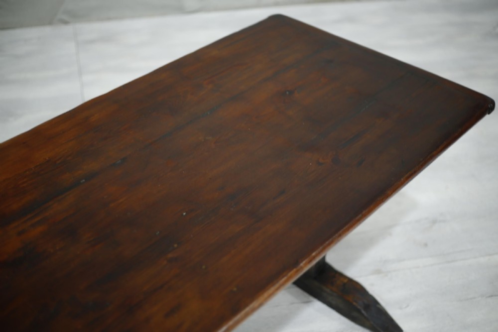 18th century refectory dining table View IV