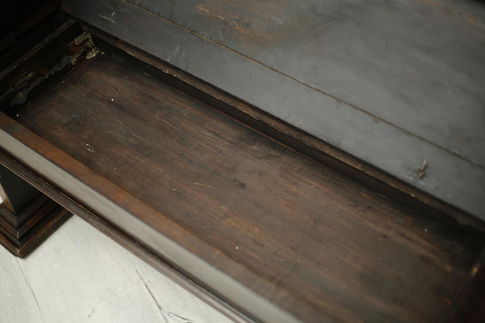 19th century Italian penwork detail hall bench View XV