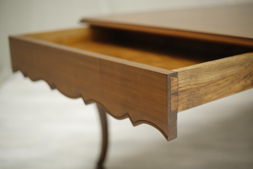 3m 20th century dining table with cabriole legs View X
