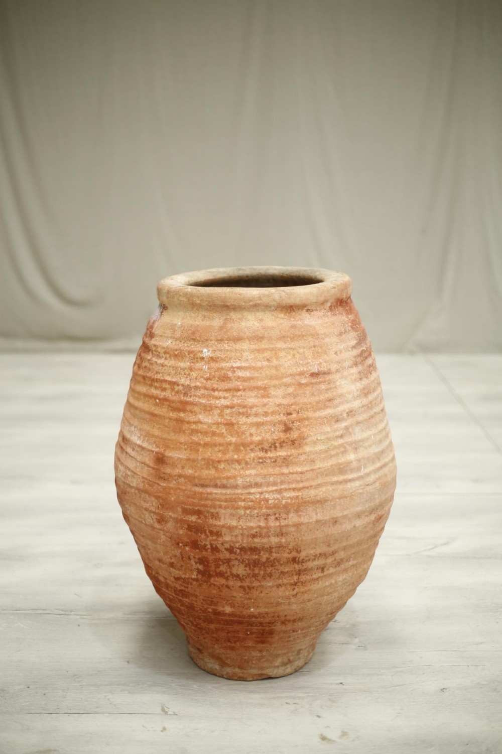 Early 20th century Spanish olive pot- Red
