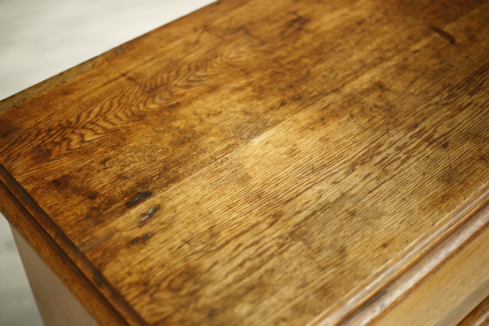 c.1920 set of Large oak Haberdashery drawers View VI