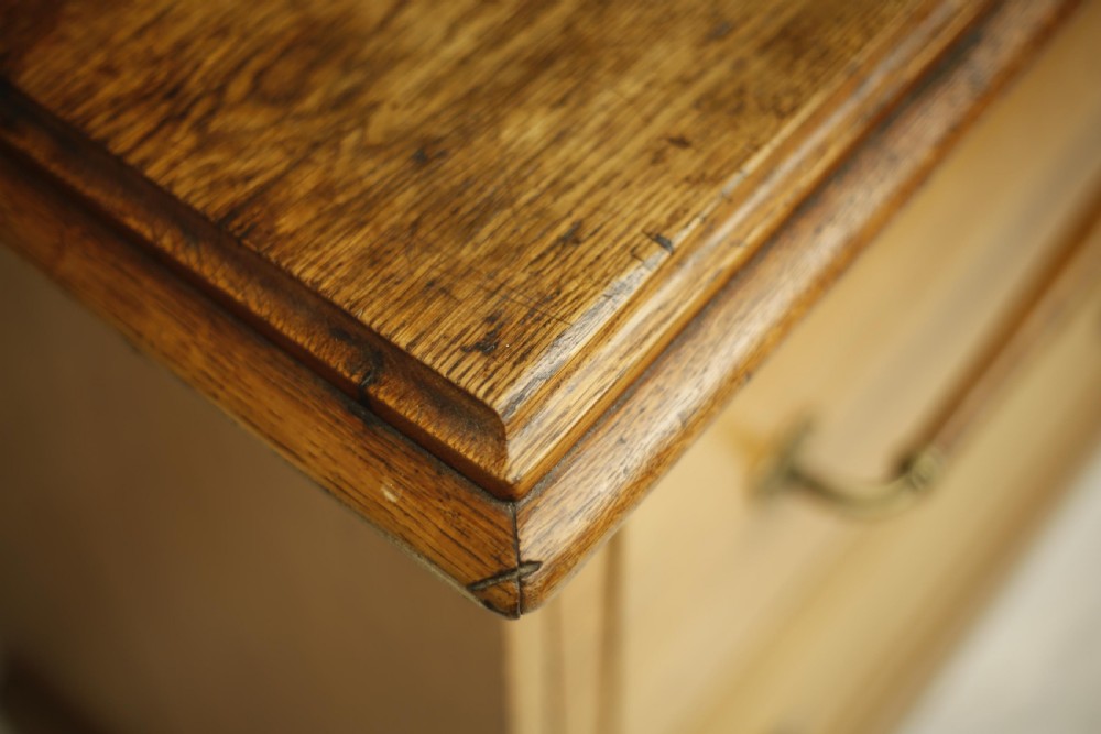 c.1920 set of Large oak Haberdashery drawers View XIV