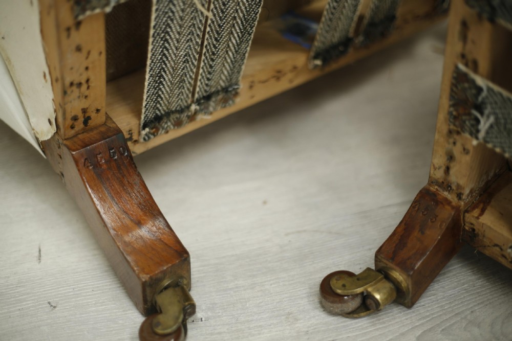 Pair of 19th century country house open armchairs View IX