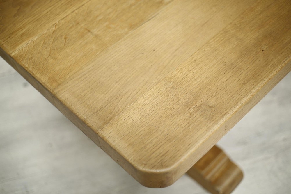 19th century Oak refectory dining table View V
