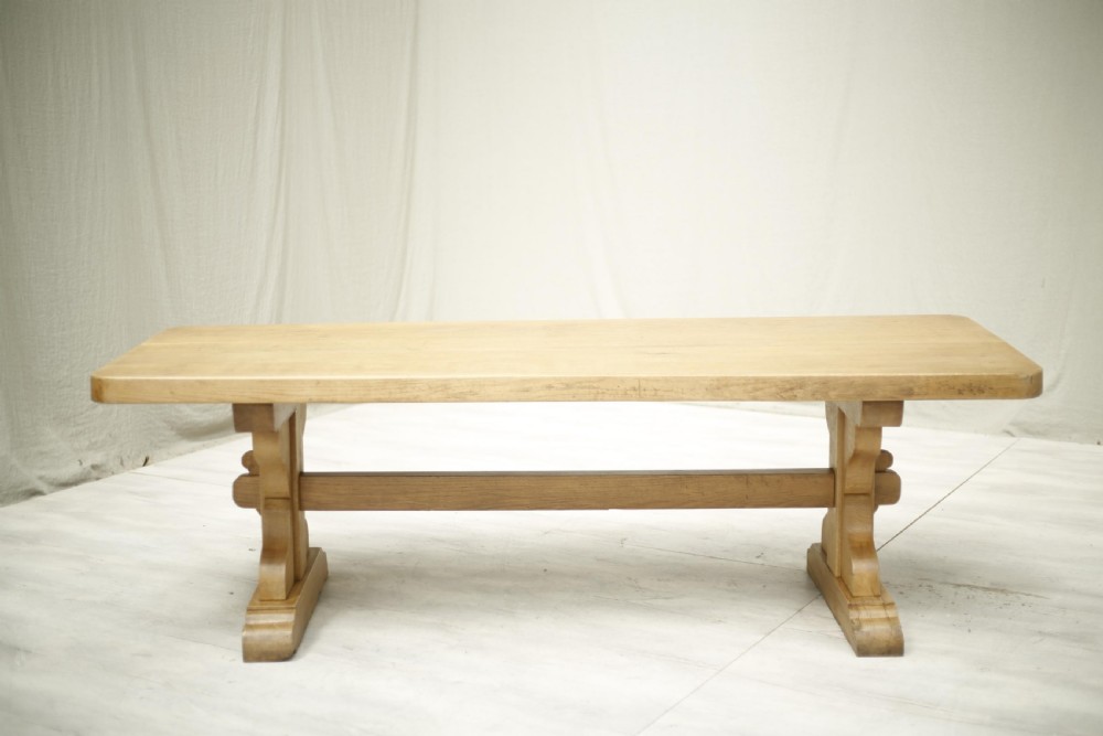 19th century Oak refectory dining table View VII
