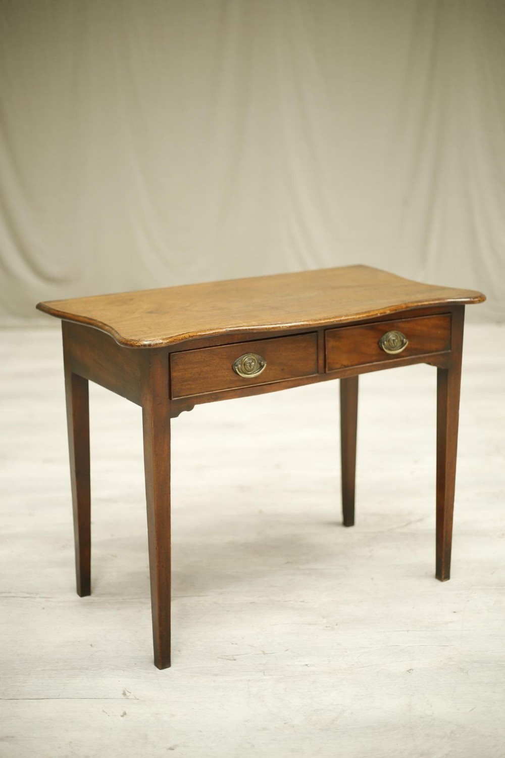 18th century Georgian serpentine side table