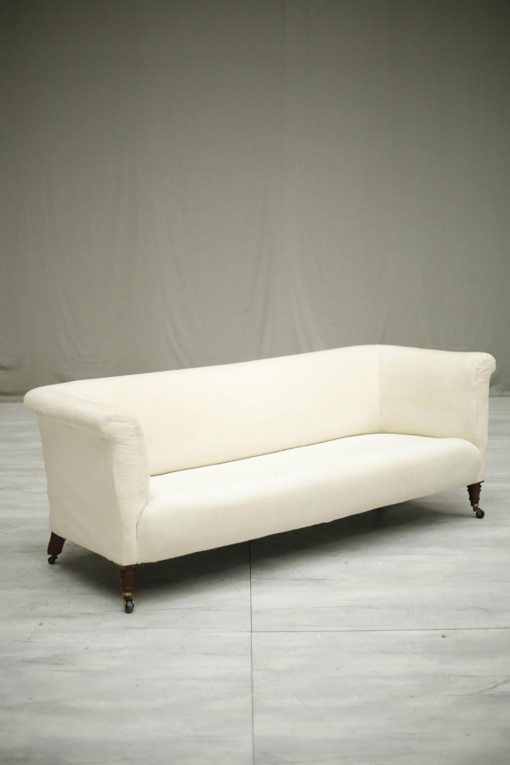 Victorian square sides country house sofa
