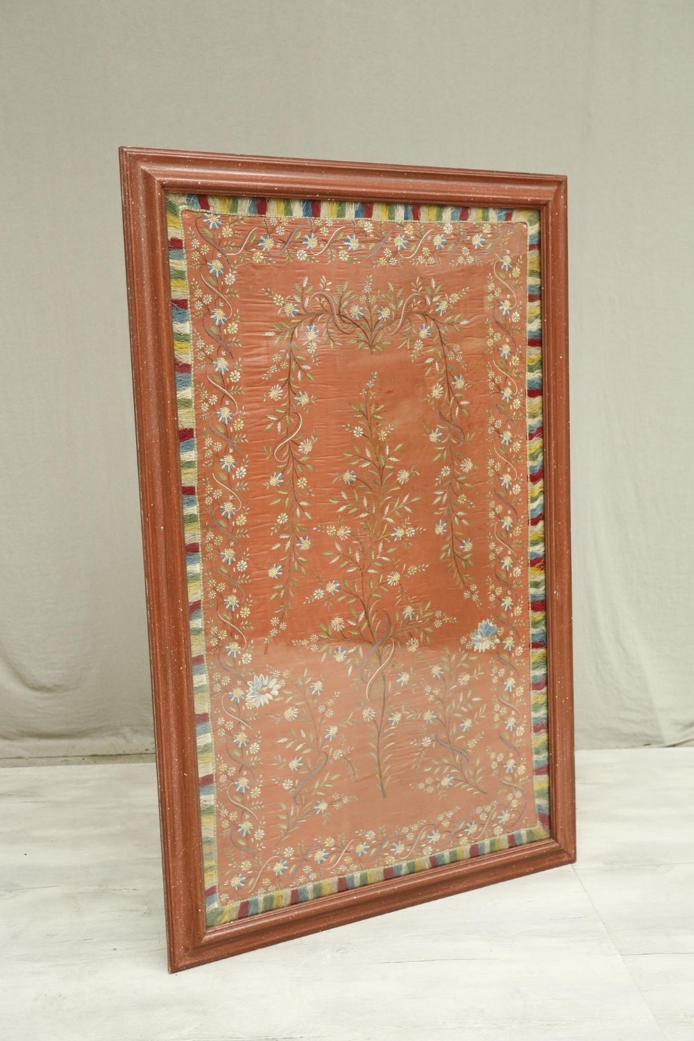19th century Silk wall hanging