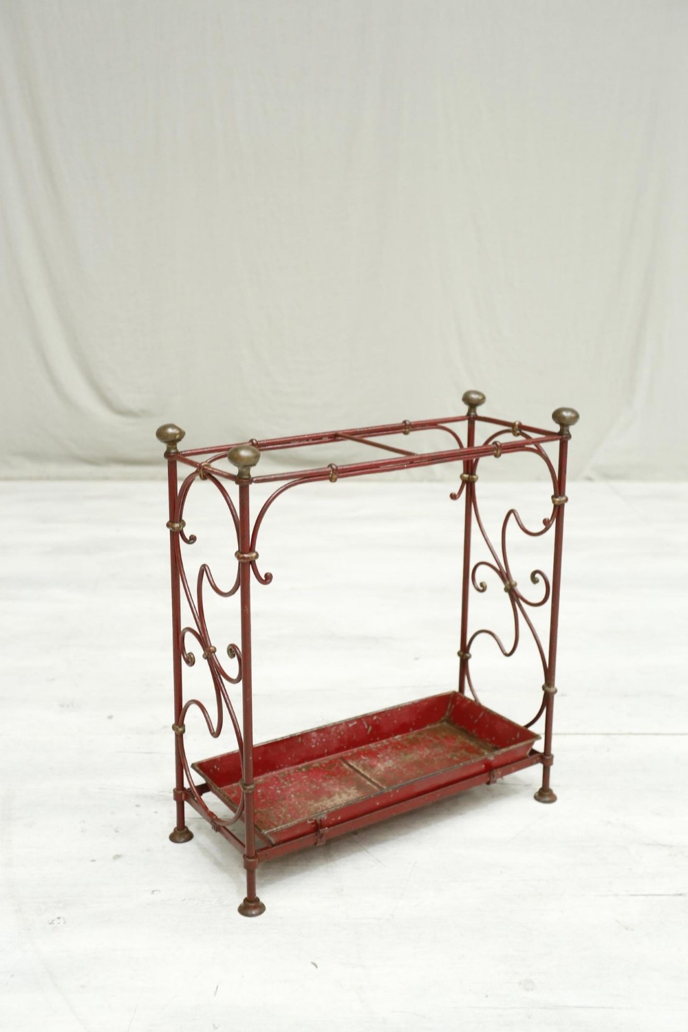 Art Nouveau metal stick stand