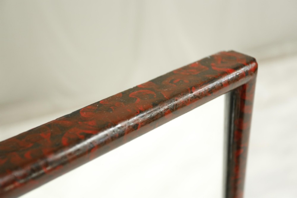 20th century Faux tortoiseshell tailors mirror View III