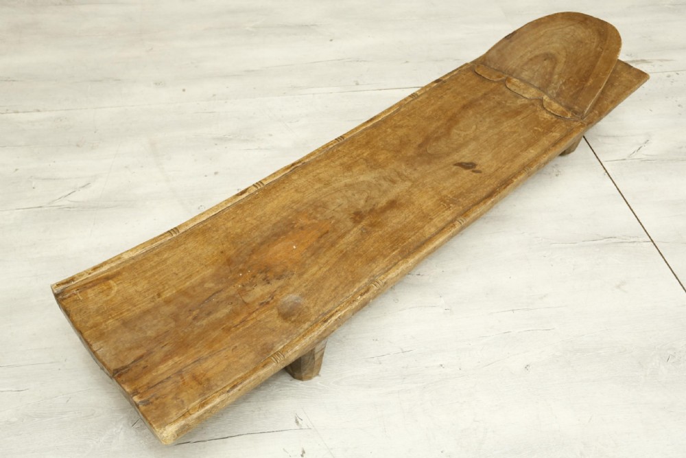 African Iroko Wood Senufo Bed coffee table View VII
