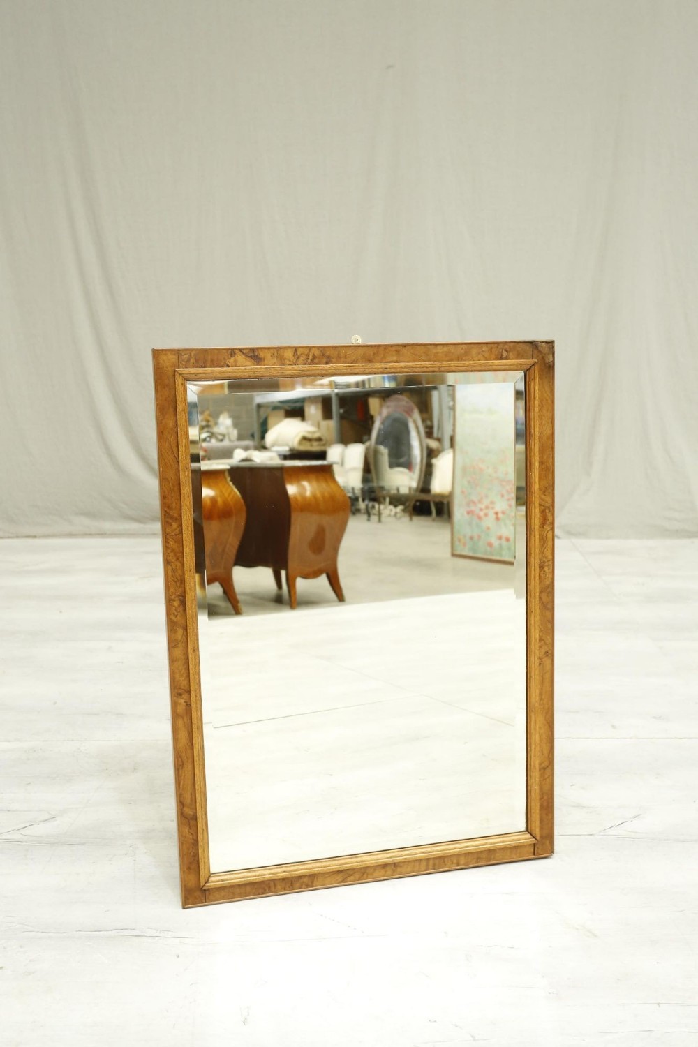 Early 20th century Pollard oak wall mirror