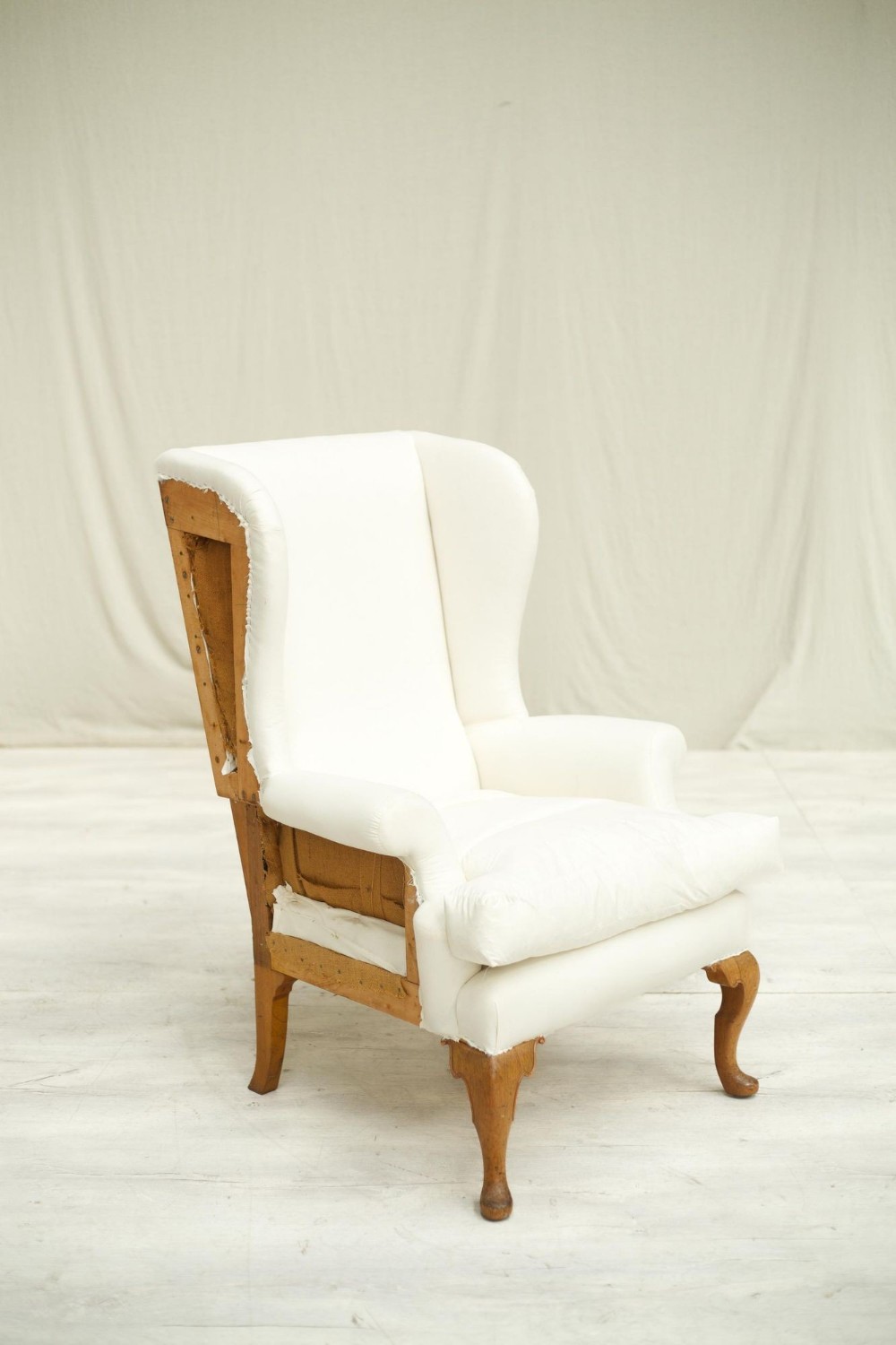 20th century wingback country house armchair