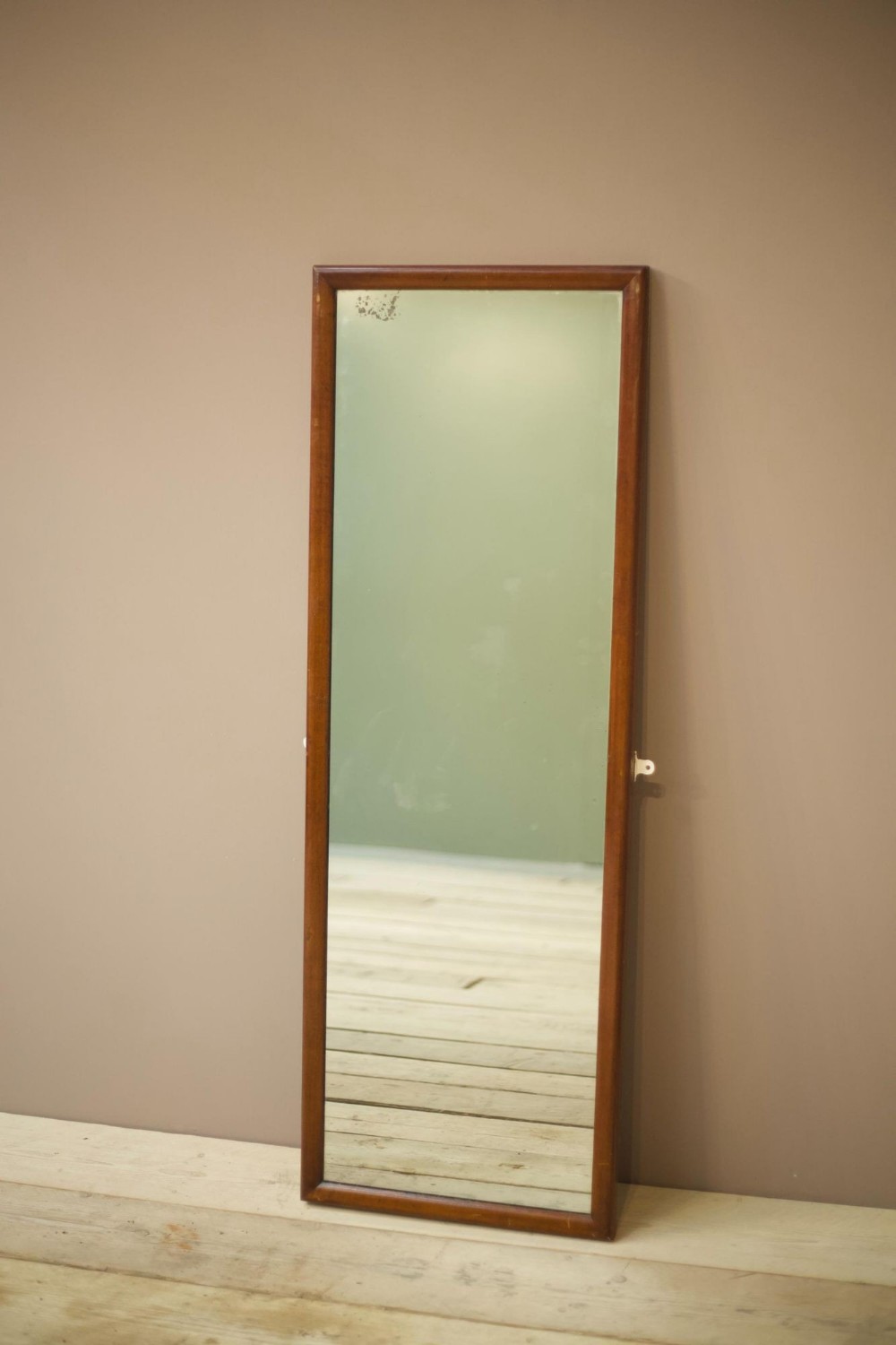 19th century Mahogany framed tailors mirror