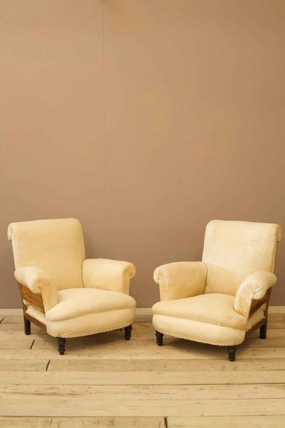 Pair of 19th century Club chairs