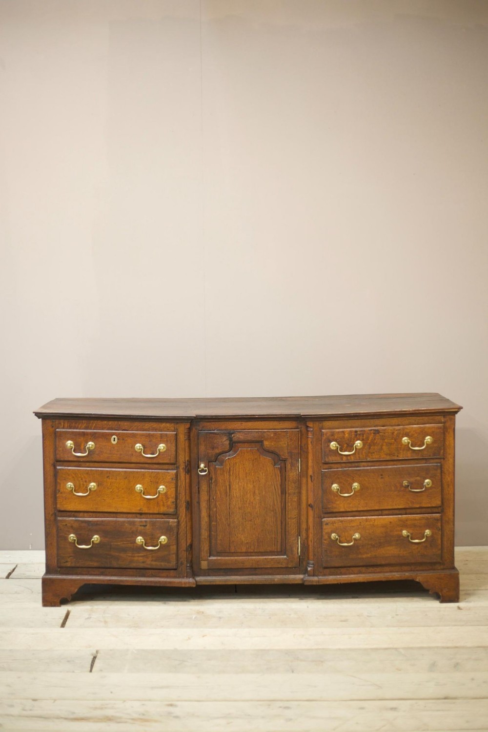 18th century solid Oak Georgian dresser base